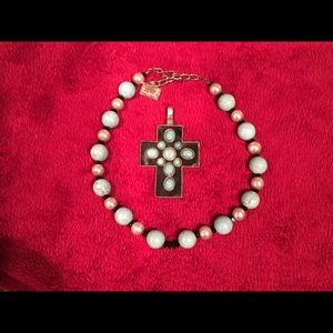 Turquoise Cross Neclace